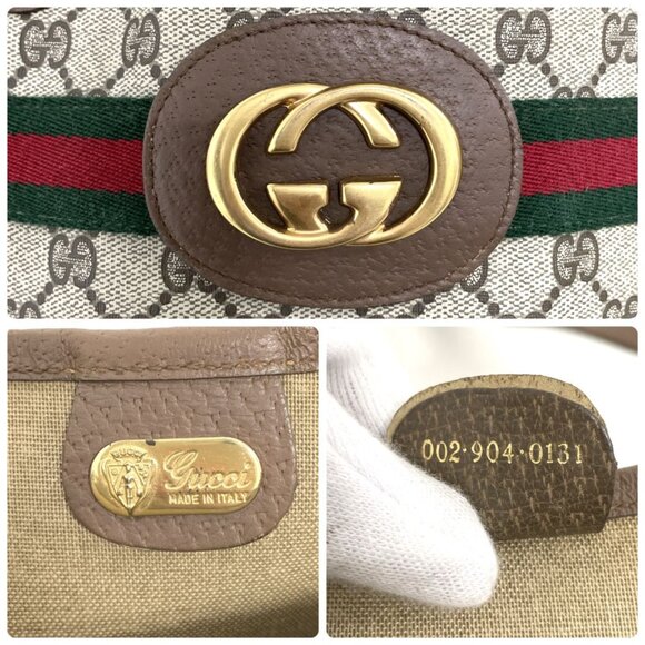 Authentic Gucci GG Marmont Sherry Large Tote Canvas Ophidia Shoulder Bag Handbag - Picture 4 of 11